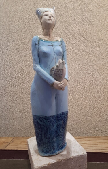Girl (Blue with Fish)